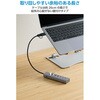 U3HC-T070SV USBハブ 7ポート USB3.2 セルフパワー・バスパワー両対応 USB-A×4 USB-C×3+ハブ給電用USB-C×1 エレコム 73446470