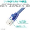 LD-GPT/BU015/RS LANケーブル CAT6 0.15m 短い 短尺 ツメ折れ防止 1Gbps 250MHz ギガビット 有線LAN エレコム 73472309