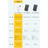 EC-C46LWF コンセント一体型 モバイルバッテリー 10000mAh PD対応 30W 2ポート(Type-C+USB-A) PSE適合 残量1%表示 エレコム 72119988