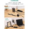 EC-C47LMN コンセント一体型 モバイルバッテリー 10000mAh PD対応 30W 3ポート(Type-C×2+USB-A) PSE適合 残量1%表示 エレコム 73472336