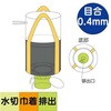 M-001DOW フレコンバッグ 水切りバッグ排出口ありタイプ 目合0.4mm 容量1.0m? Φ1100×H1080mm 黒 10枚セット グリーンクロス 73473955