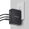 3114GCN-WALL-CHARGER USB充電器/4ポート(3 USB-C +1 USB-A)/最大140W/PD 3.1対応/GaN採用/急速充電 Type-C AC電源アダプター/MacBook、Dell XPS、Inspiron対応 StarTech.com 73477900