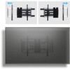 65SAP2-TV-WALL-MOUNT テレビ壁掛け金具/最大65インチ/耐荷重45kg/VESA 600×400対応/デュアル可動式アーム/多角度調整機能/超薄型スリム設計 StarTech.com 73477945