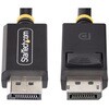 DP21-3F-DP80-CABLE DisplayPort 2.1ケーブル/91cm/16K/8K60Hz 4K240Hz/80Gbps/VESA認証品/UHBR20 HDR HDCP2.2 DSC 1.2a/オス-オス/ブラック/モニターケーブル StarTech.com 73478049