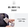 SA-4098W はさめる衣類スチーマー ハンディアイロン ツインバード 73495007