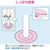 GA-KB093 これエエやん ゴムプレート (ホワイト 配管穴カバー すき間隠し 防臭) GAONA(ガオナ) 73502199