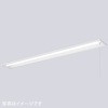 LEDioc LEDベースライト (LEDユニット一体形) 40W形埋込下面開放形 ＜15mm幅＞ Hf32形高出力形相当 6900Lmタイプ 2灯用相当 (プルスイッチ付) 岩崎電気