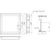 KTT-30P アルミ壁・天井点検口”KTT-30タイプ” BXカネシン 73552556
