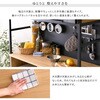 MGK-1890-WAL ヴィンテージ調マグネット食器棚 ブラックガラス【GREACK-グリック-】 ホームテイスト 73614269