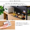 MGK-18135-WAL ヴィンテージ調マグネットワイド食器棚 ブラックガラス【GREACK-グリック-】? ホームテイスト 73614287