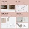 FAM-T3W-WOK さわやかなマグネットゴミ箱上ラック ホワイトガラス【Frais-フレ-】? ホームテイスト 73614366