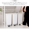 FAM-T3WRR-WOK さわやかなマグネットゴミ箱上レンジラック ホワイトガラス【Frais-フレ-】 ホームテイスト 73614375