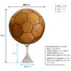 HT-TSB-BR チーク材 サッカーボール オブジェ 【Orbelle-オーベル-】 ホームテイスト 73614391