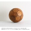 HT-TSB-BR チーク材 サッカーボール オブジェ 【Orbelle-オーベル-】 ホームテイスト 73614391