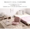 SH-07-OKBZ-GY 大人かわいいインテリア 立体的なキルティングのベロア座椅子【Chammy -チャミー-】 ホームテイスト 73614418