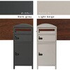 SH-33-PRM-DGY ポスト付き宅配ボックス 宅配3段タイプ ホームテイスト 73615565
