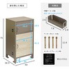 SH-33-DAT-MBE ポスト付きスクエア型宅配ボックス 宅配2段タイプ ホームテイスト 73615599