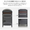 SH-33-LIN-GY ポスト付き天面ラウンド型宅配ボックス 宅配2段タイプ ホームテイスト 73615608