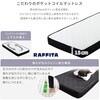 TRS-H-SRM-SS-NAWH 2分で完成!組立簡単ベッド ハイタイプ ポケットコイルマットレスセット(セミシングル) ホームテイスト 73615976