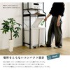 VRZ-T2R-SBO ヴィンテージ調 調節可能スライド棚付きごみ箱上ラック ホームテイスト 73616071