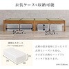 MB-5146S-LBRクラマ <約3分で組立完了>工具不要&ネジ無しベッド 畳マットレスセット ヘッドレス 畳ベッド シングル 簡単組立 すのこベッド 萩原 73630010