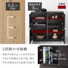 RCC-1496DBR キャビネット 幅79cm 収納 おしゃれ チェスト 木製 サイドボード リビングボード 扉付き 萩原 73630220
