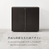 RCC-1496DBR キャビネット 幅79cm 収納 おしゃれ チェスト 木製 サイドボード リビングボード 扉付き 萩原 73630220