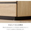 RCC-1496DBR キャビネット 幅79cm 収納 おしゃれ チェスト 木製 サイドボード リビングボード 扉付き 萩原 73630220