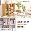 RCC-1564BR スライド式本棚 前後2列 縦に連結できる【 幅90 (扉収納付き) 】 本棚 大容量 漫画 収納 扉付き ブックシェルフ ブックラック ロータイプ 高さ調節 連結可 萩原 73630509