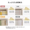 RCC-1564BR スライド式本棚 前後2列 縦に連結できる【 幅90 (扉収納付き) 】 本棚 大容量 漫画 収納 扉付き ブックシェルフ ブックラック ロータイプ 高さ調節 連結可 萩原 73630509