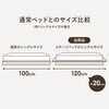 WB-7729SLBR(シングル) ステージベッド すのこ ローベッド 幅120cm(シングル)/幅140cm(セミダブル)/幅160cm(ダブル) 天然木  敷布団対応 ロングサイズ 萩原 73631087