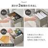 RAN-2464DBR キャスター付き ランドリーチェスト ランドリーラック 【選べる3サイズ】 幅20 / 25 / 30cm スリム 隙間収納 脱衣所 収納 萩原 73631936