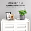 RSR-1528WS フラップ & ルーバー扉 シューズボックス 幅61cm 【 2扉タイプ 】 靴箱 可動棚 大容量 おしゃれ 省スペース 高通気性 萩原 73632040
