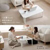 クルール9060BR 折りたたみ テーブル【 完成品 90×60 】 折れ脚テーブル ローテーブル コンパクト 省スペース 木目調 萩原 73632250