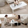クルール120SP 8色から選べる 折りたたみ テーブル【 完成品 120×60 】 折れ脚テーブル ローテーブル コンパクト 省スペース くすみカラー 木目調 萩原 73632399