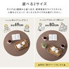 クルール80R-MB 8色から選べる 折りたたみ テーブル 円形 【完成品 直径80】 ローテーブル おしゃれ 可愛い コンパクト 省スペース くすみカラー 萩原 73632539