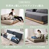 LSF-4442-N-BE 【 カバーが洗える 】 3人掛け フロアソファ ロータイプ カバーリング おしゃれ シンプル 分割 木製フレーム ごろ寝 萩原 73632645