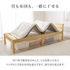 MB-5152S-LBRクラマ <約3分で組立完了> 工具不要&ネジ無し ベッド ネジレス 【  畳マットレスSET コンセント付き 】 和モダン 簡単組立 ベッドフレームのみ シングル 萩原 73632819