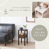 MT-6187DBR 【 完成品 】 天然木 サイドテーブル ベッドサイド ナイトテーブル 幅25cm 引き出し付 萩原 73632855