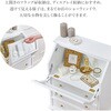 RCC-1787AW ガラスキャビネット 幅60 アンティーク風 収納 推し活 チェスト 飾り棚 ガラス扉タイプ 萩原 73633126