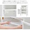 RCC-1788AW ガラスキャビネット 幅60 アンティーク風 収納 推し活 チェスト 飾り棚 引き出しタイプ 萩原 73633135