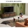 RTV-1410BR 【選べる横幅2サイズ×高さ2サイズ】 テレビ台 幅119/137cm タンブール扉 蛇腹 木目調 モダン 可動棚付き ロータイプ ハイタイプ 萩原 73633239