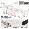 KH-3074SDMGY パイプベッド セミダブル 木目調 ハイタイプ ヘッドボード付き 棚付 コンセント付き ベッドフレーム【 頑丈 耐荷重300kg 】 萩原 73633476