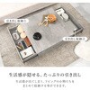 VKT-7263MWH 【選べる2サイズ】 石目調 センターテーブル  引き出し付き 幅69/90cm ローテーブル 収納付き 大きめ 正方形 萩原 73633528