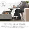 VKT-7265MWH 【選べる2サイズ】 石目調 センターテーブル  引き出し付き 昇降機能付き 幅69/90cm ローテーブル 収納付き 大きめ 正方形 萩原 73633571