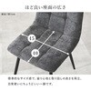 BT-8540MGY-8543GY-3S 大理石調ダイニングセット 75×75 3点セット 2人用 ホテルライク モダン モノトーン 正方形 萩原 73633625