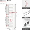 VKB-7282-WH 【 コミック最大512冊収納 】 本棚 幅59.5 大容量 コミック 本 収納 薄型 ブックラック推し活 可動棚 高さ調節 萩原 73633817