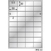KLPS703S 屋外用ラベル シルバーフィルム備品用 ヒサゴ 73642327