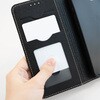 SSK-ISS2401BK iPhone 17e/iPhone 16e PUレザー手帳ケース ブラック 耐衝撃 大容量カード収納ポケット スタンド機能 ハンドストラップ ストラップホール付 Smart Stock 73648867