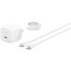 WIZ052DQWH UltraCharge Qi2 25W 3-in-1 モジュール式充電ドック ホワイト BELKIN(ベルキン) 73662377